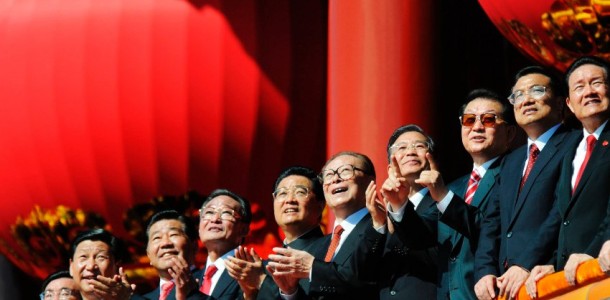 chinese-president-hu-and-other-leaders-applaud-as-they-watch-celebrations-to-mark-60th-anniversary-of-founding-of-peoples-republic-of-china-in-central-beijing