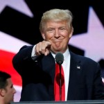 republican-presidential-nominee-donald-trump-points-at-the-gathered-media-during-his-walk-through-at-the-republican-national-convention-in-cleveland
