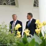u-s-president-donald-trump-greets-romanias-president-klaus-iohannis-as-he-arrives-for-meetings-at-the-white-house-in-washington