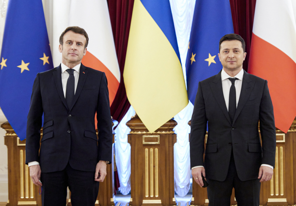 Emmanuel Macron, vizita, Ucraina, livrari de arme