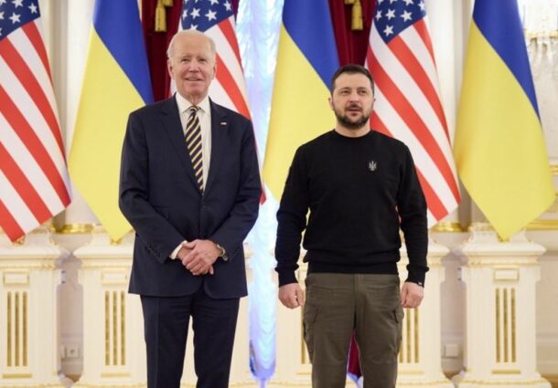 Joe Biden, Volodimir Zelenski, intalnire, tancuri Abrams, Ucraina