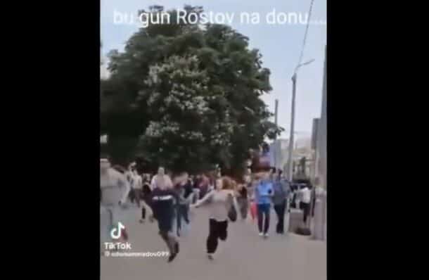 rusi, Rostov pe Don, fuga, panica, alarma falsa, atac cu drona
