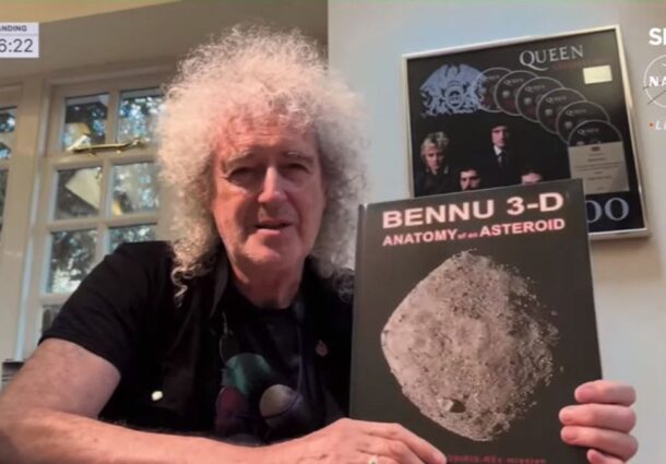 Brian May, Queen, asteroid, Bennu, mostre, Osiris-Rex