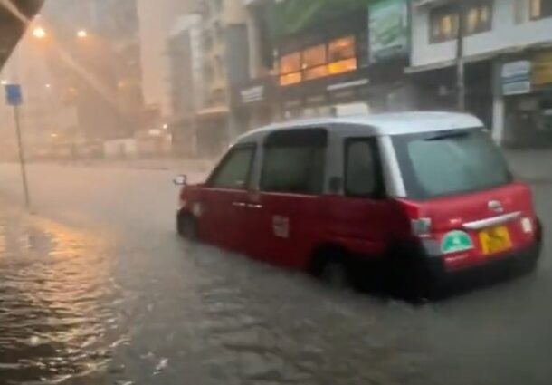 inundatie, hong kong