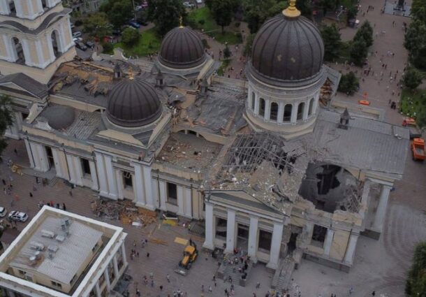 Odesa, muzeu, avariat, drone rusesti