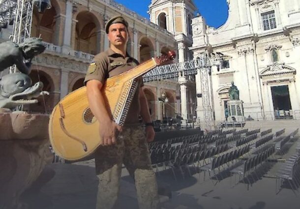 soldat, ucrainean, bandura, Nothing Else Matters
