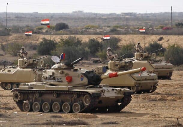 Egipt, tancuri, granita, Rafah, refugiati palestinieni