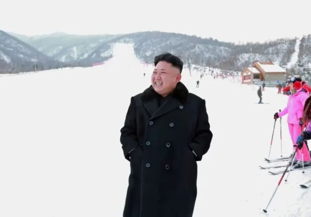 turisti, rusi, Coreea de Nord, schi