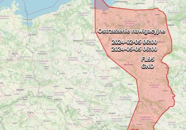 Polonia, avertisment aerian, granita, Rusia, Belarus