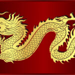 gold-of-chinese-dragon-crawling