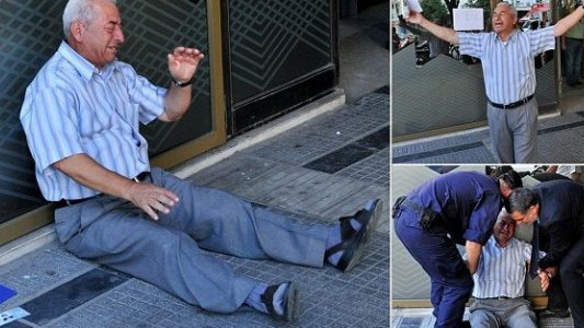 Asa se ajuta grecii Nu voi permite sa stea infometat. Ii voi plati eu pensia cat este nevoie - Reactia unui afacerist grec din Australia in fata acestei imagini