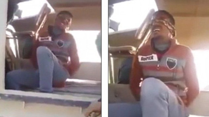 Acum nu mai e atat de DUR. Un luptator ISIS plange ca un copil dupa ce a fost capturat de kurzi - VIDEO