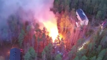 Si in pasnica Finlanda au loc manifestari dure. Un centru pentru REFUGIATI a fost incendiat - VIDEO