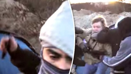 Imagini SOCANTE. Olandezi atacati cu CUTITE intr-o tabara de imigranti din Franta. Sustinatorii refugiatilor le cer sa STEARGA imaginile - VIDEO