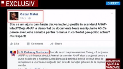 Gadea l-a trecut in NEFIINTA pe romanul care a vorbit cu ambasadorul SUA E o fantoma