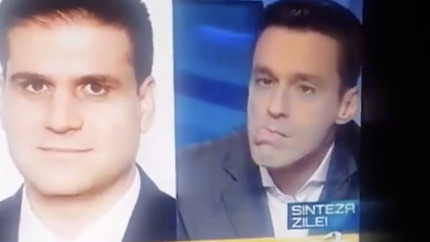 Jurnalism marca Antena 3. Mircea Badea scoate limba si se stramba pentru a-si bate joc de un invitat - Video