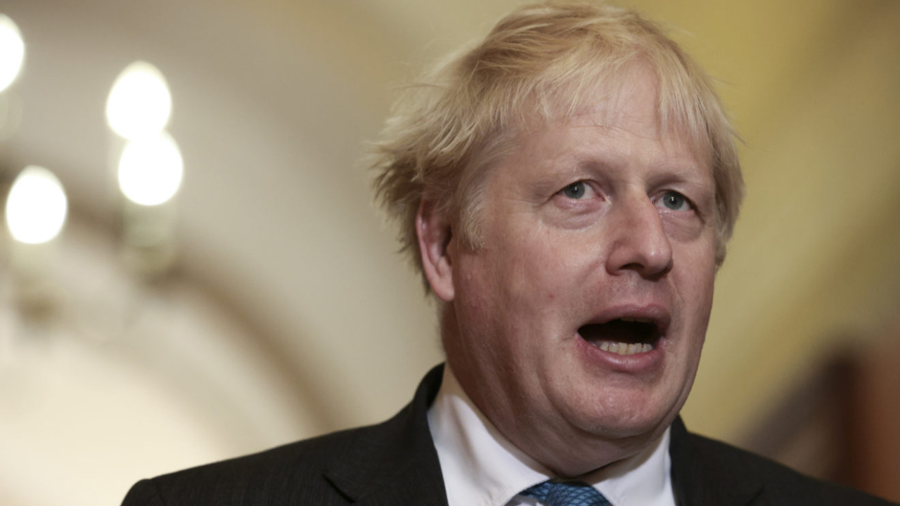 Boris Johnson se afla în trenul evacuat în timpul atacului rusesc de la granița Poloniei. Garnitura următoare a fost lovită de o dronă