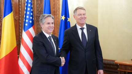Blinken intalniri cu Iohannis si Ciuca Poporul roman sursa de inspiratie. Am fost aici la Bucuresti cand presedintele Clinton si presedintele Constantinescu au anuntat lansarea acestui Parteneriat strategic