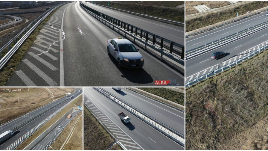 O portiune din A10 a fost inchisa pentru reparatii. Soferii au ignorat balizele de semnalizare si semnele de circulatie