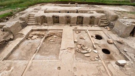 Crama romana antica descoperita la ruinele Vilei Quintilii langa Roma