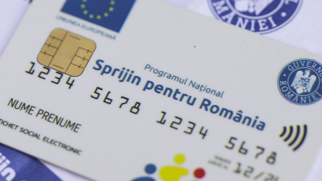 A fost virată prima tranșă a cardurilor sociale pentru alimente în cadrul programului Sprijin pentru România de care beneficiază peste un milion de români