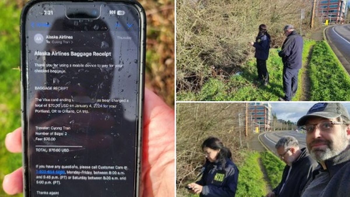 Un iPhone aspirat din avionul Alaska Airlines care s-a depresurizat vineri a fost gasit intact si functional dupa ce a cazut de la aproape 5.000 de metri inaltime