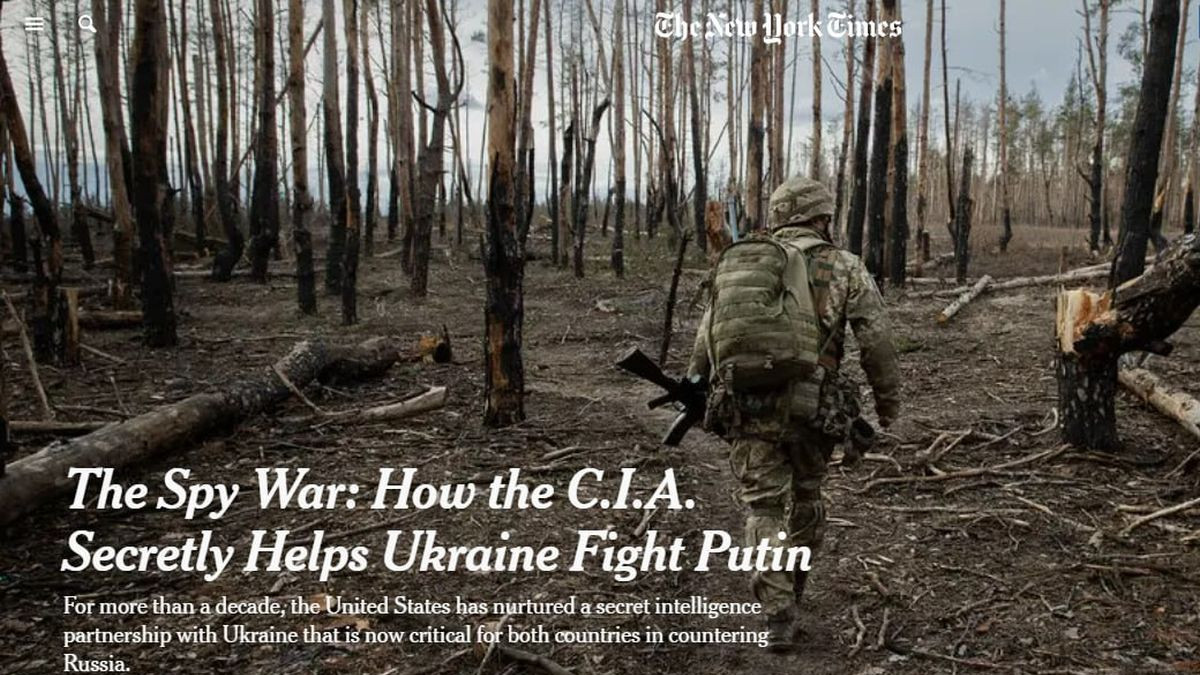 The New York Times Statele Unite au desfasurat in ultimii opt ani douasprezece baze secrete in Ucraina fapt care ar fi putut contribui la decizia lui Putin de a ataca aceasta tara