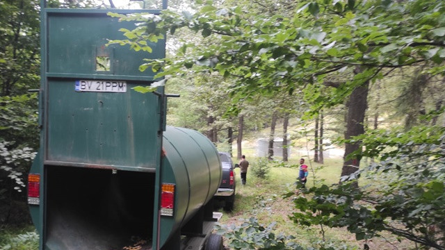 Primaria din Rasnov a instalat o cusca speciala pentru capturarea ursului care s-a obisnuit sa viziteze din ce in ce mai des orasul