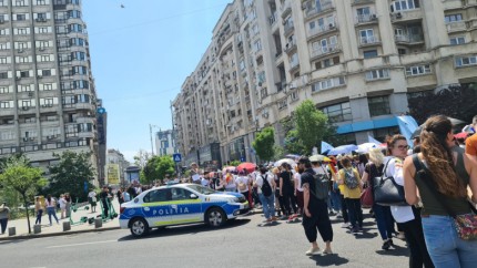 A inceput protestul contabililor impotriva guvernului Ciolacu. De frica lor celebra rapperita americana Nikki Menaj a refuzat sa mai cante in Romania