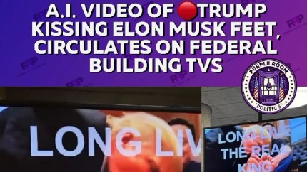 Un videoclip generat cu ajutorul inteligentei artificiale care ii infatiseaza pe Trump si Musk a rulat pentru scurt timp pe calculatoarele angajatilor de la Departamentul pentru Locuinte si Dezvoltare Urbana