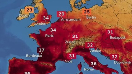 Europa de Vest a avut cele mai fierbinți luni iunie-iulie înregistrate vreodată
