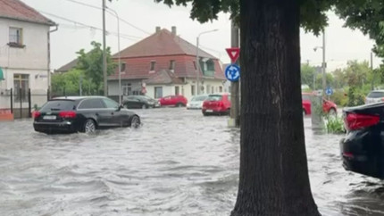 Ploi torențiale în mai multe județe. Intervin pompierii