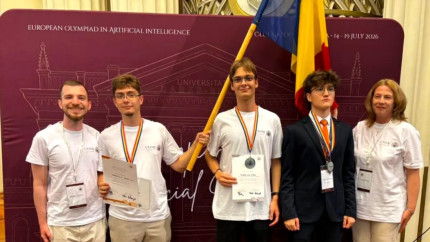 România a obținut trei medalii la prima ediție a Olimpiadei Central-Europene de Inteligență Artificială