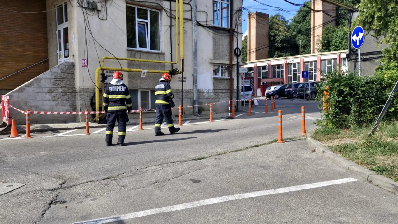 Alertă la Spitalul Județean Piatra-Neamț. Miros de gaz în Pavilionul de Interne alimentarea a fost oprită
