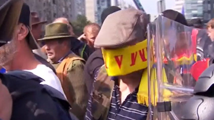 55 de persoane duse la Poliție după violențele din Piața Victoriei. Un inculpat a fost arestat preventiv alți patru sunt în arest la domiciliu