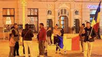 Protest de amploare la Timișoara nouă suveraniști scandează Georgescu președinte 8211 VIDEO